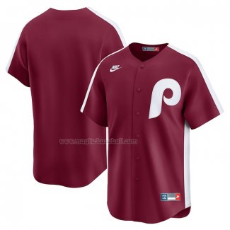 Maglia Baseball Uomo Philadelphia Phillies Cooperstown Collection Limited Rosso