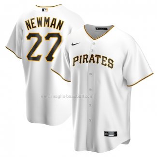 Maglia Baseball Uomo Pittsburgh Pirates Kevin Newman Home Replica Bianco