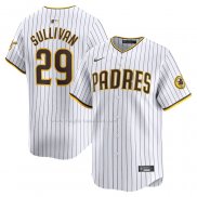 Maglia Baseball Uomo San Diego Padres Brett Sullivan Home Limited Bianco