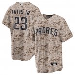 Maglia Baseball Uomo San Diego Padres Fernando Tatis JR. USMC Alternato Replica Camuflaje