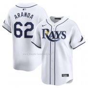 Maglia Baseball Uomo Tampa Bay Rays Jonathan Aranda Home Limited Bianco