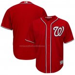 Maglia Baseball Uomo Washington Nationals Majestic Scarlet Alternato Cool Base Rosso