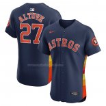 Maglia Baseball Uomo Houston Astros Jose Altuve Alternato Elite Nero