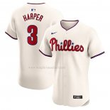 Maglia Baseball Uomo Philadelphia Phillies Bryce Harper Alternato Elite Bianco