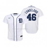 Maglia Baseball Bambino Detroit Tigers Jeimer Candelario Replica Home Bianco