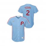 Maglia Baseball Bambino Philadelphia Phillies Jean Segura Cooperstown Collection Road Blu