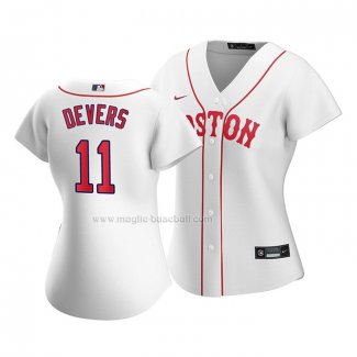 Maglia Baseball Donna Boston Red Sox Rafael Devers Replica 2021 Bianco