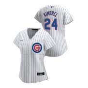 Maglia Baseball Donna Chicago Cubs Craig Kimbrel Replica Home 2020 Bianco