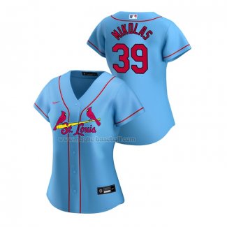 Maglia Baseball Donna St. Louis Cardinals Miles Mikolas Replica Alternato 2020 Blu