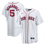 Maglia Baseball Uomo Boston Red Sox Enrique Hernandez Home Replica Bianco