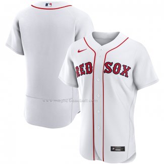 Maglia Baseball Uomo Boston Red Sox Home Autentico Bianco