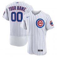 Maglia Baseball Uomo Chicago Cubs Home Autentico Personalizzate Bianco