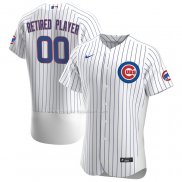 Maglia Baseball Uomo Chicago Cubs Pick-A-player Retired Roster Home Autentico Bianco