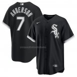 Maglia Baseball Uomo Chicago White Sox Tim Anderson Alternato Replica Nero