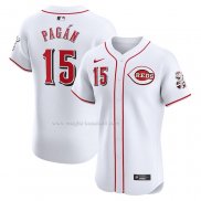 Maglia Baseball Uomo Cincinnati Reds Emilio Pagan Home Elite Bianco