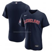 Maglia Baseball Uomo Cleveland Guardians Alternato Autentico Blu