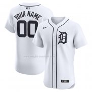 Maglia Baseball Uomo Detroit Tigers Home Elite Personalizzate Bianco