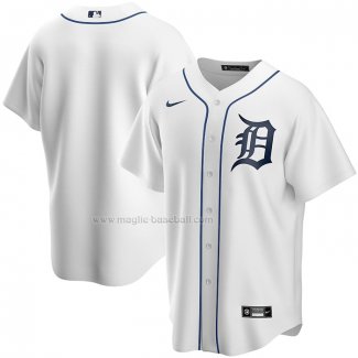 Maglia Baseball Uomo Detroit Tigers Home Replica Bianco