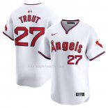 Maglia Baseball Uomo Los Angeles Angels Mike Trout Alternato Limited Bianco