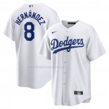 Maglia Baseball Uomo Los Angeles Dodgers Enrique Hernandez Home Replica Bianco