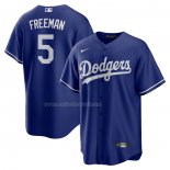 Maglia Baseball Uomo Los Angeles Dodgers Freddie Freeman Alternato Replica Blu