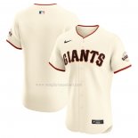 Maglia Baseball Uomo San Francisco Giants Elite Crema