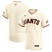 Maglia Baseball Uomo San Francisco Giants Elite Crema