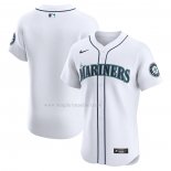 Maglia Baseball Uomo Seattle Mariners Home Elite Bianco