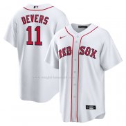 Maglia Baseball Uomo Boston Red Sox Rafael Devers Home Replica Bianco