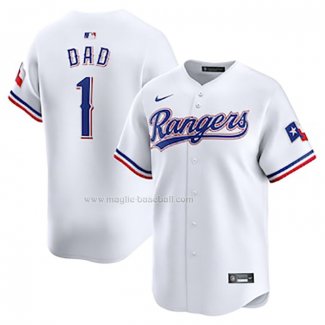 Maglia Baseball Uomo Texas Rangers Home Limited Bianco