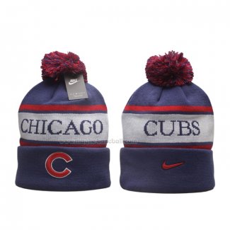 Berretti Chicago Cubs Nike Stripe Peak Blu