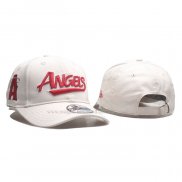 Cappellino Los Angeles Angels Adjustable Throwback 9TWENTY Bianco