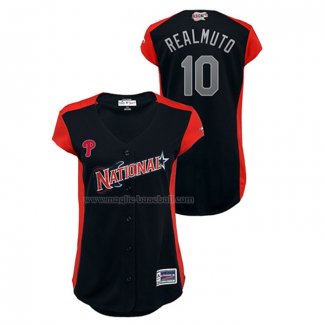 Maglia Baseball Donna All Star 2019 Philadelphia Phillies J.T. Realmuto Workout National League Blu