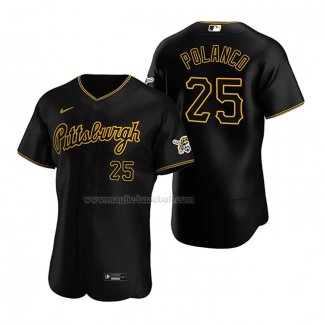 Maglia Baseball Donna Pittsburgh Pirates Gregory Polanco Autentico Alternato Nero