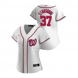 Maglia Baseball Donna Washington Nationals Stephen Strasburg Replica Home 2020 Bianco