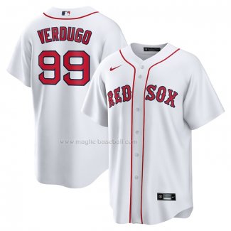 Maglia Baseball Uomo Boston Red Sox Alex Verdugo 99 Replica Bianco