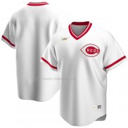 Maglia Baseball Uomo Cincinnati Reds Home Cooperstown Collection Bianco