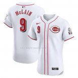 Maglia Baseball Uomo Cincinnati Reds Matt Mclain Home Elite Bianco