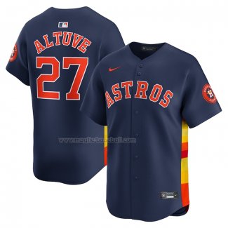 Maglia Baseball Uomo Houston Astros Jose Altuve Alternato Limited Blu