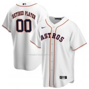 Maglia Baseball Uomo Houston Astros Pick-A-Player Retired Roster Home Replica Bianco