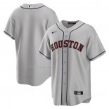 Maglia Baseball Uomo Houston Astros Road Replica Grigio