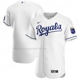 Maglia Baseball Uomo Kansas City Royals Home Autentico Bianco