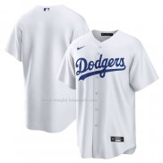 Maglia Baseball Uomo Los Angeles Dodgers Home Replica Bianco