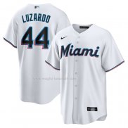 Maglia Baseball Uomo Miami Marlins Jesus Luzardo Home Replica Bianco