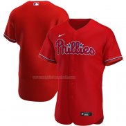 Maglia Baseball Uomo Philadelphia Phillies Alternato Autentico Rosso