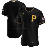 Maglia Baseball Uomo Pittsburgh Pirates Alternato Autentico Logo Nero