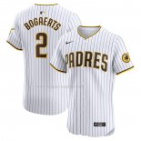 Maglia Baseball Uomo San Diego Padres Xander Bogaerts Home Elite Bianco