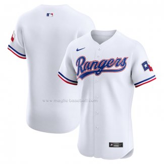 Maglia Baseball Uomo Texas Rangers Home Elite Bianco