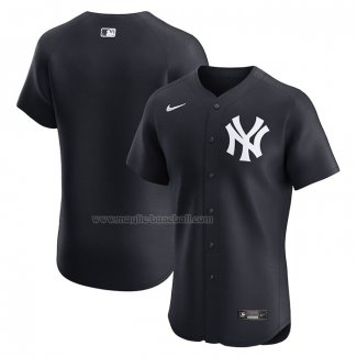 Maglia Baseball Uomo New York Yankees Alternato Elite Nero