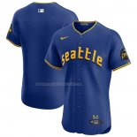 Maglia Baseball Uomo Seattle Mariners Elite Blu